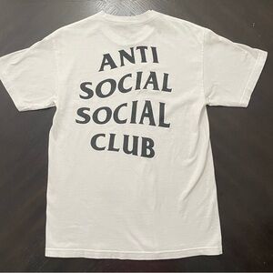 White Anti Social Social Club Tee